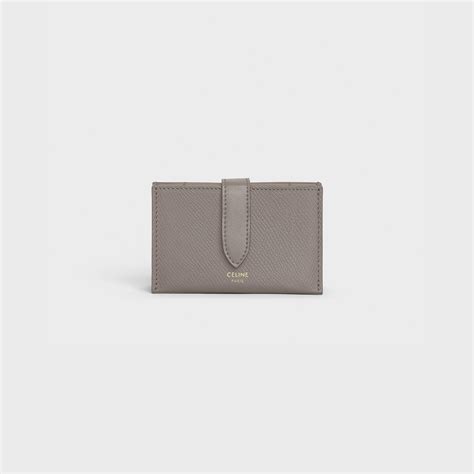 celine silver card holder|celine card holder women.